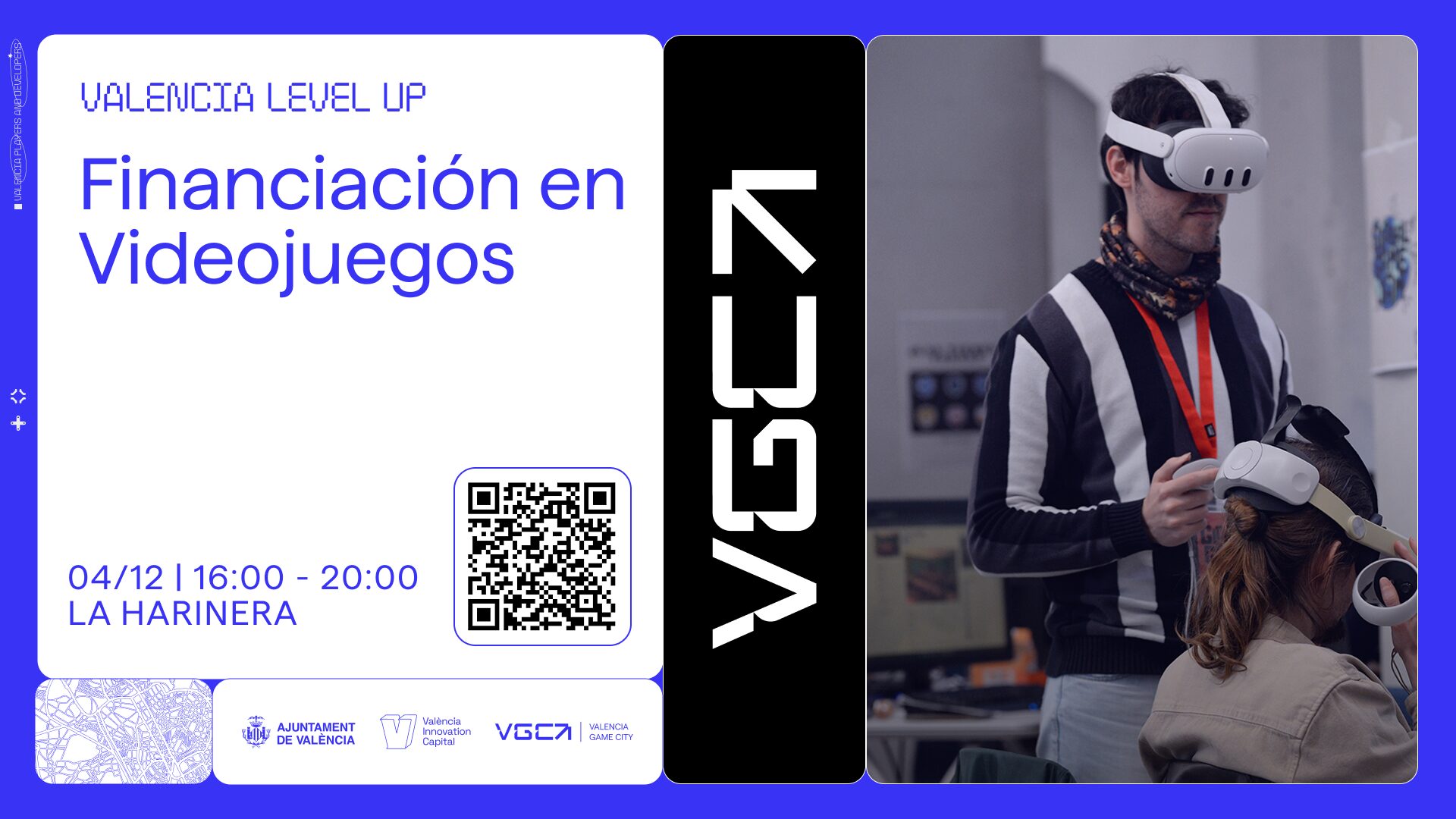 València Level Up: Financiación en Videojuegos llega el 4 de diciembre para impulsar la industria del videojuego ¡inscripción gratuita!